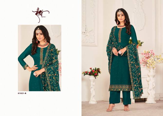 Raj Gharana Radha Trendz Festive Wear Georgette Wholesale Designer Dress Material Catalog